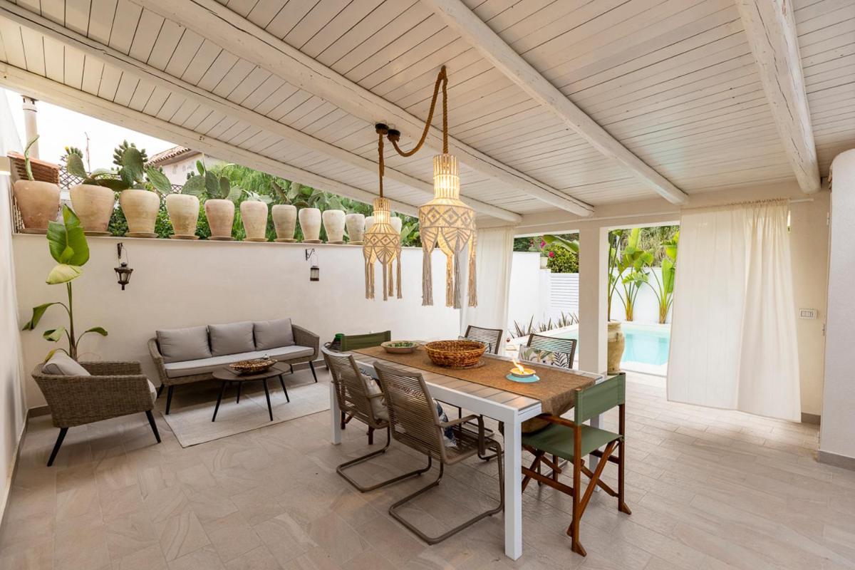 Villa Delle Palme Con Piscina Privata Santa Maria Del Focallo Exteriér fotografie